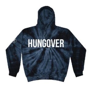 Barstool Hungover Blue Tie-Dye Hoodie